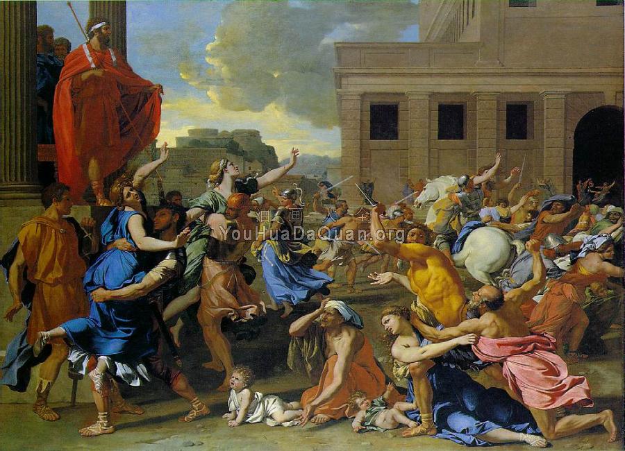 The Rape of the sabine women - 尼古拉斯·普桑